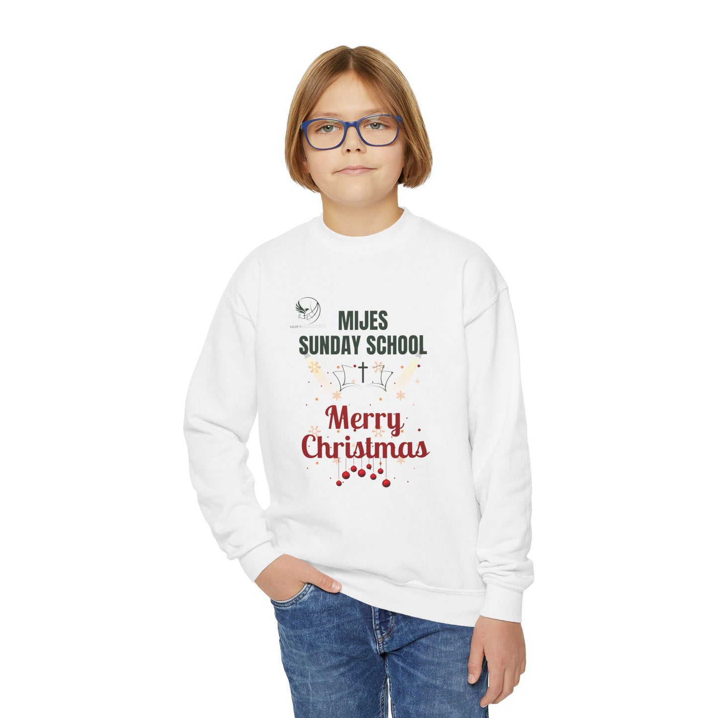 Mijes Sunday School Christmas Sweatshirt (Youth)