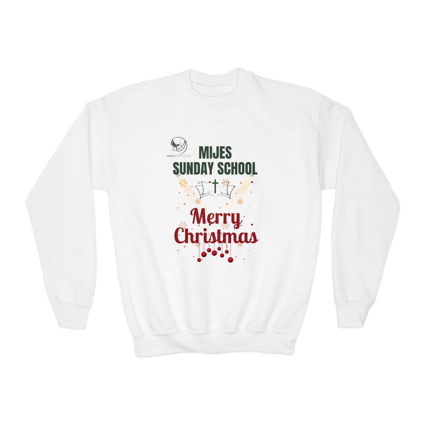 Mijes Sunday School Christmas Sweatshirt (Youth)