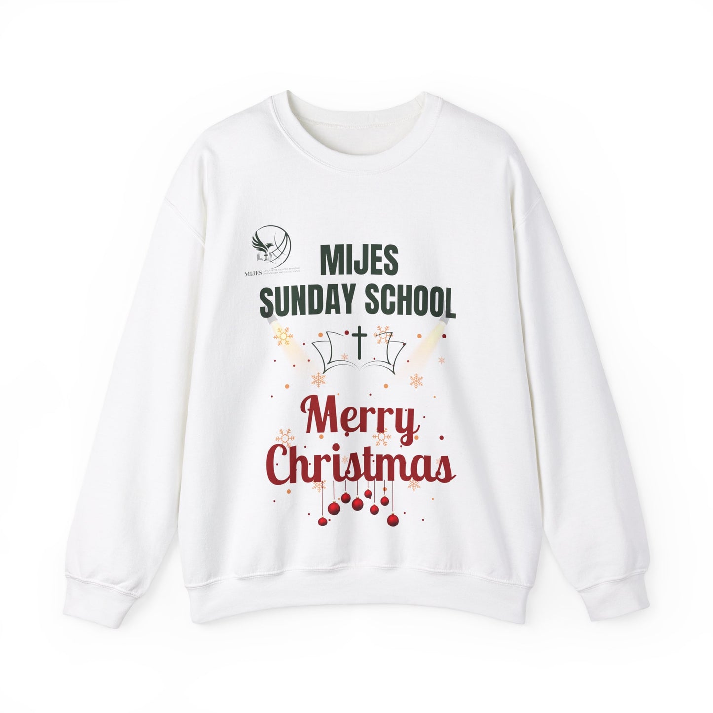 Mijes Sunday School Christmas Sweatshirt (Adult)