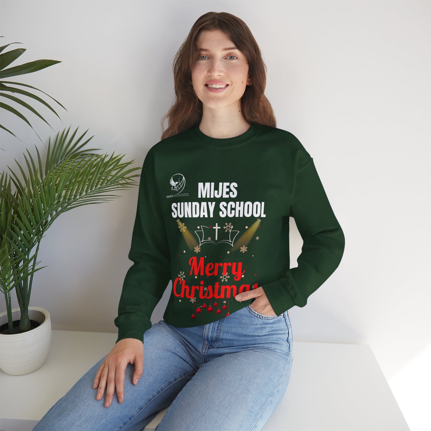 Mijes Sunday School Christmas Sweatshirt (Adult)