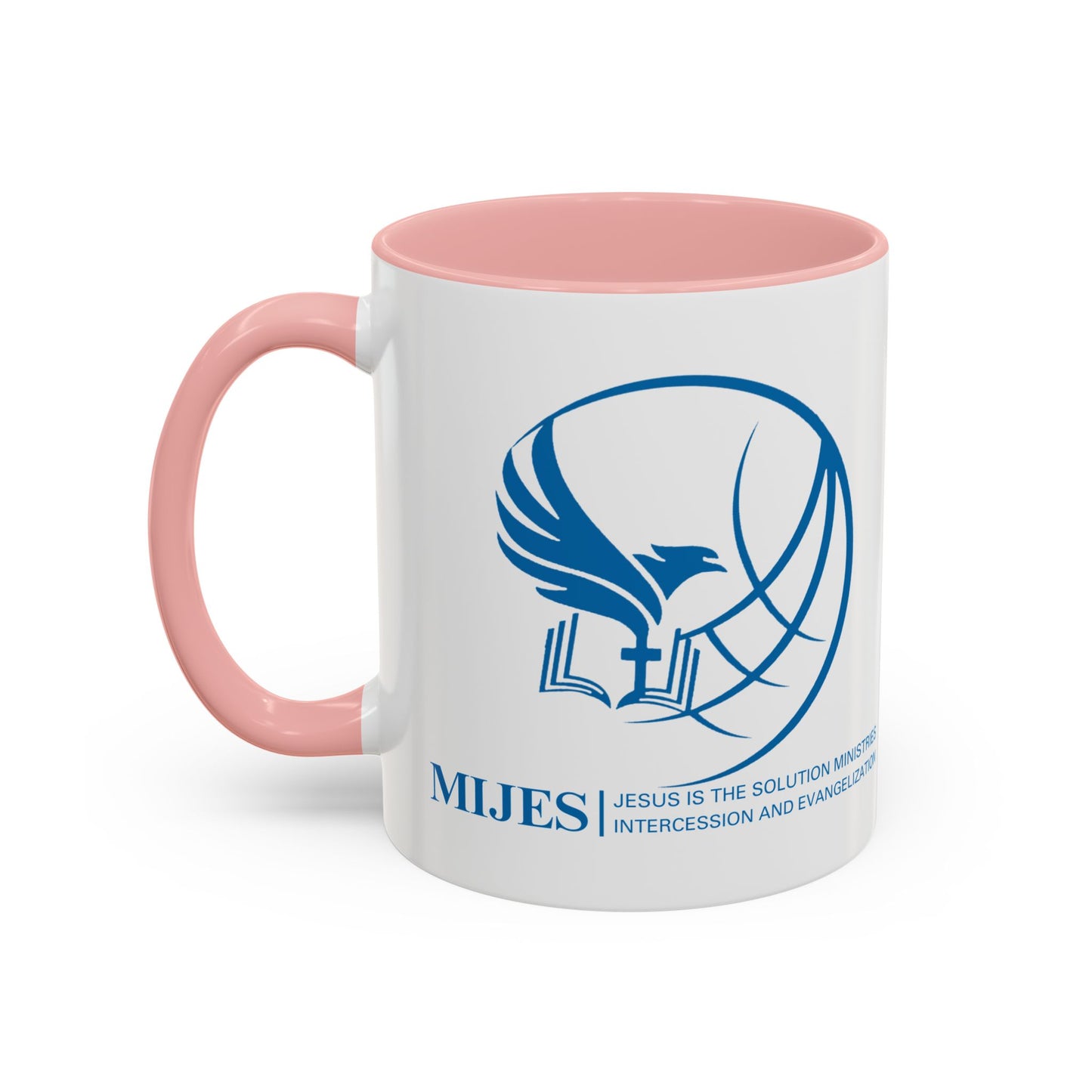 MIJES Accent Coffee Mug (11, 15oz) White Exterior