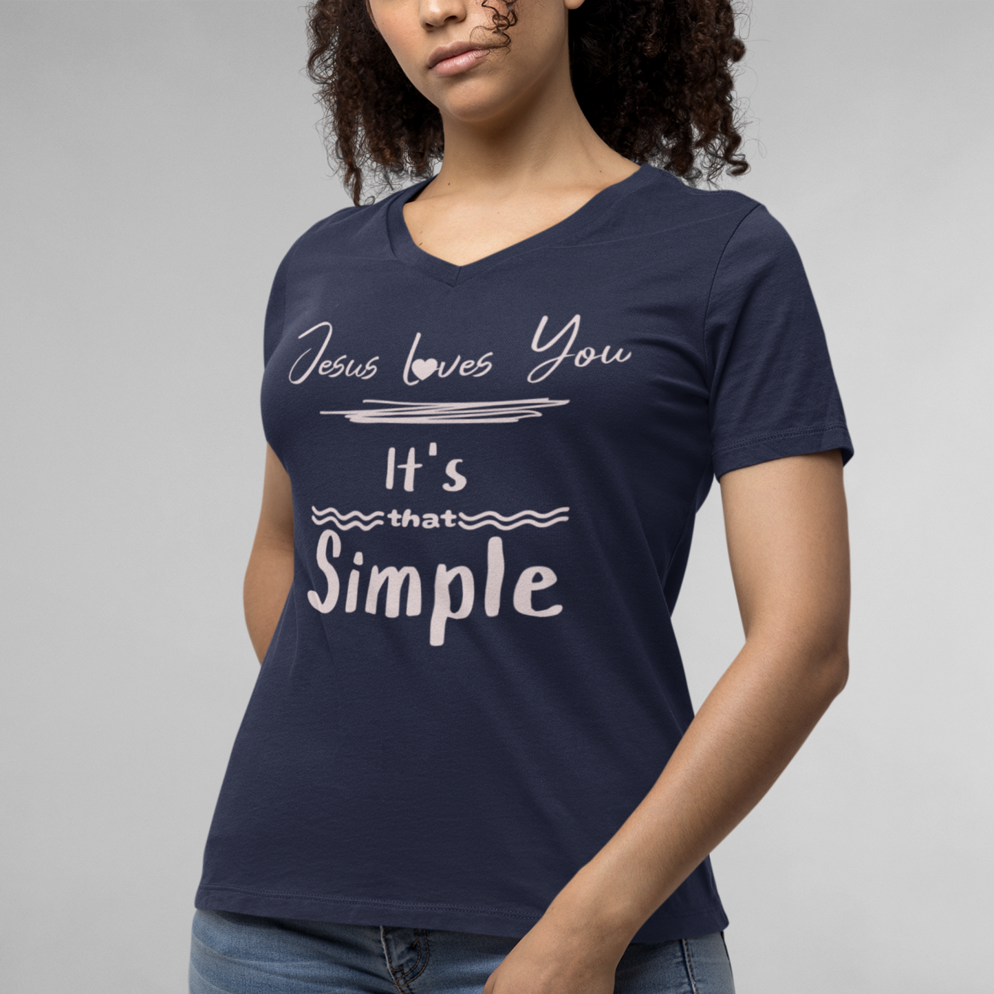 "Simple Truth: Jesus Loves You" Unisex Shirt – Embrace Unconditional Love