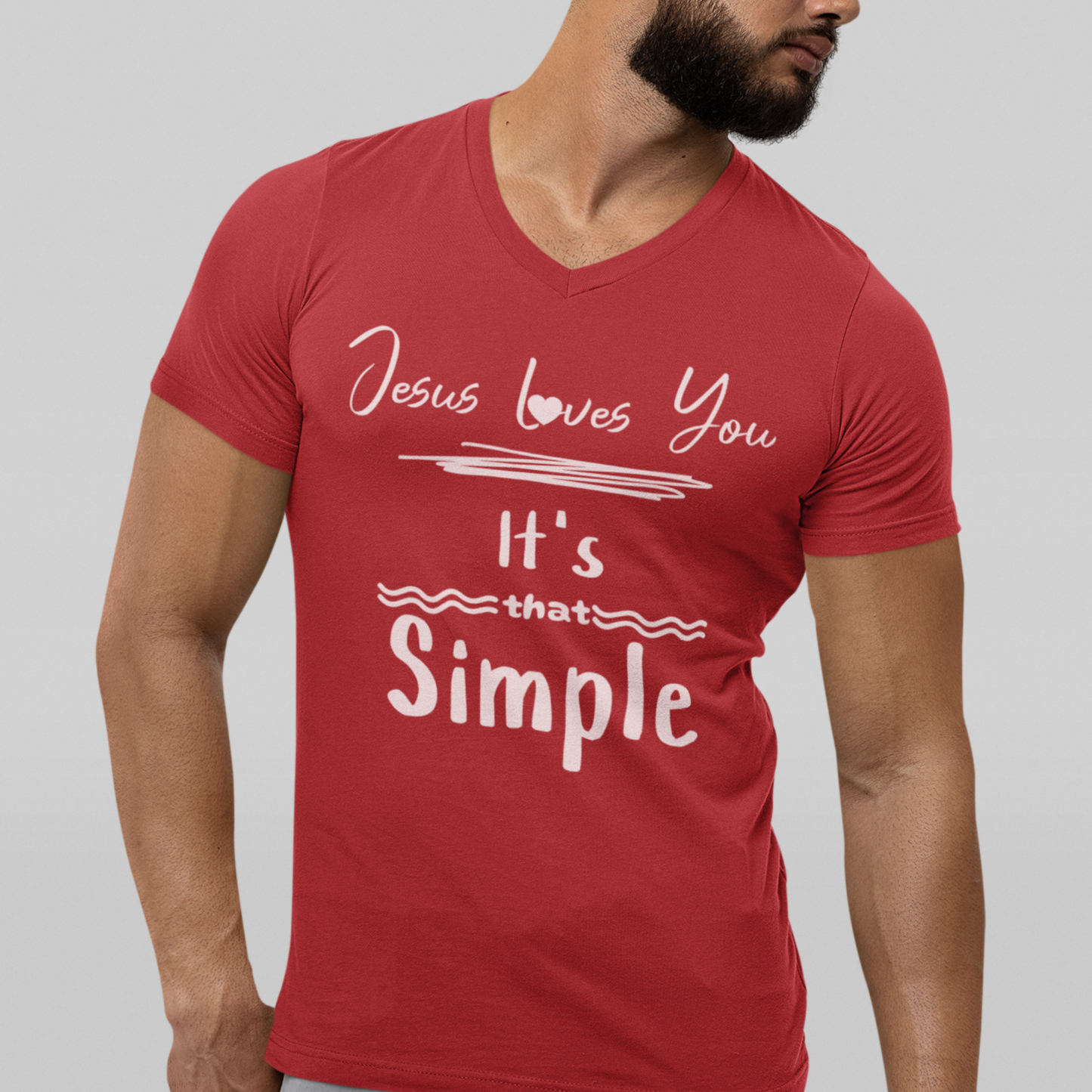 "Simple Truth: Jesus Loves You" Unisex Shirt – Embrace Unconditional Love