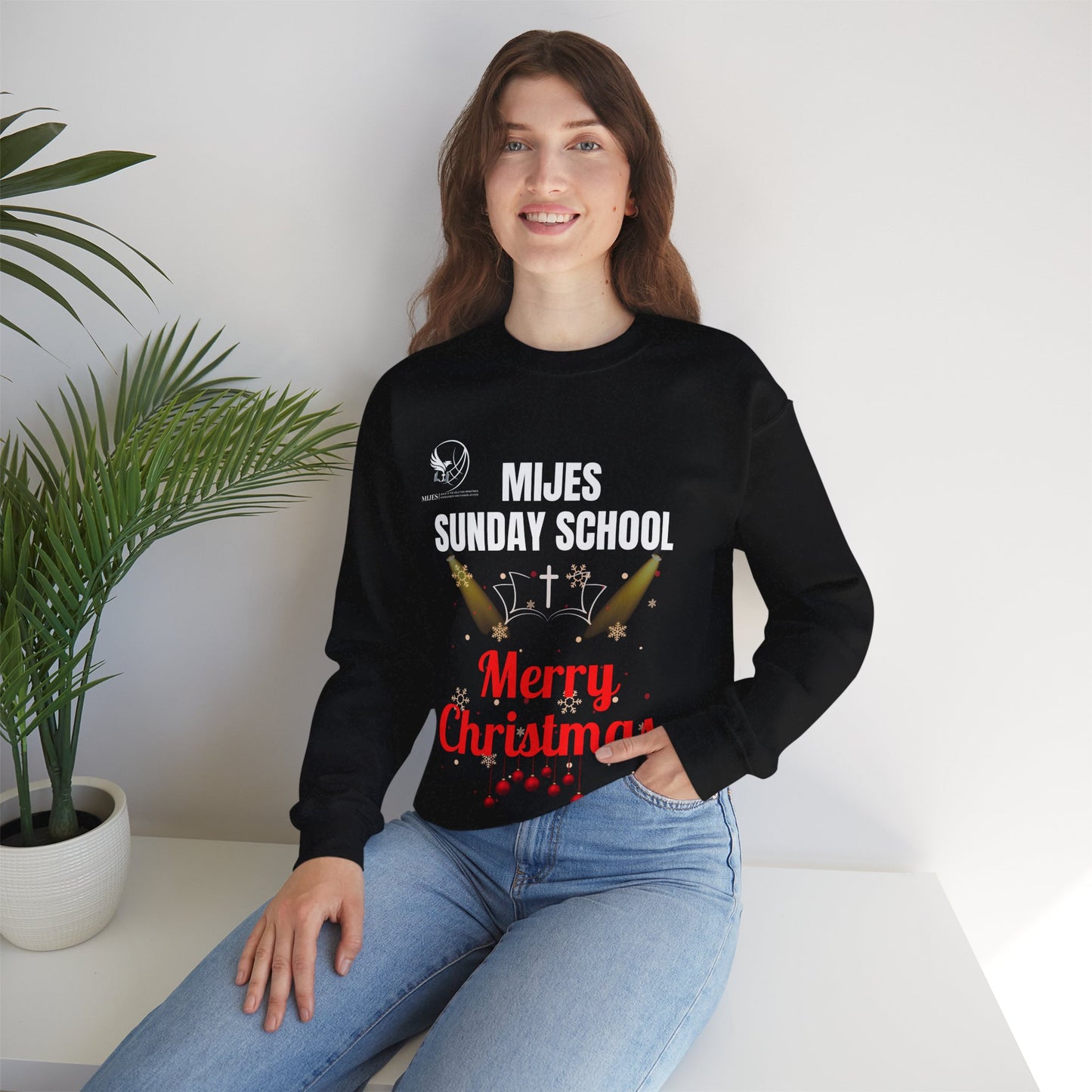 Mijes Sunday School Christmas Sweatshirt (Adult)