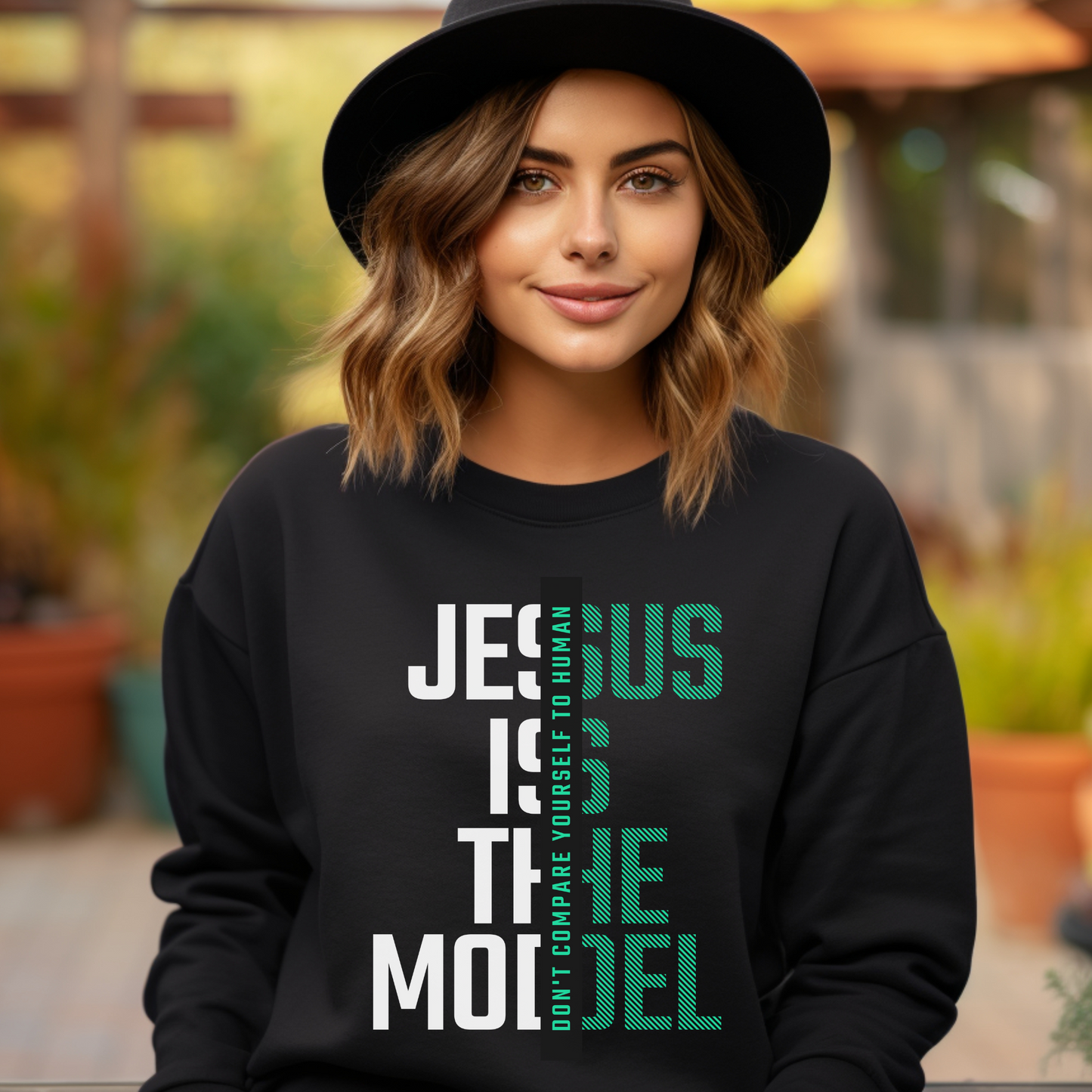 Jesus Is The Model Unisex Sweatshirt