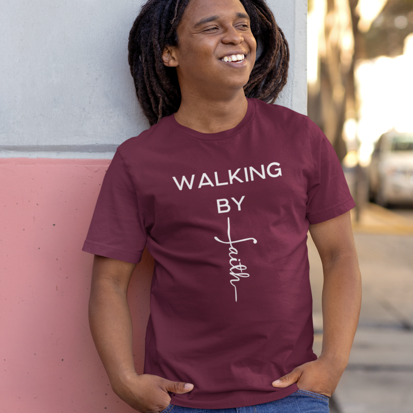 Walking By Faith Unisex T-Shirt