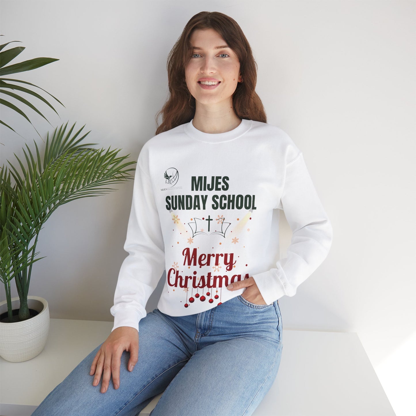 Mijes Sunday School Christmas Sweatshirt (Adult)