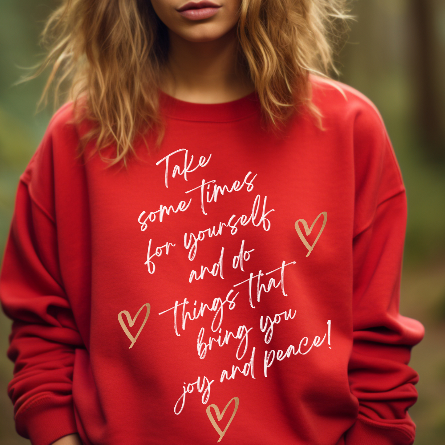 Me Time, Joy, Peace Unisex Sweatshirt