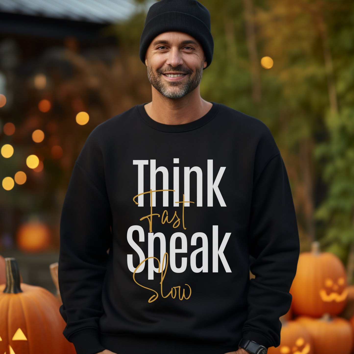 Think Fast, Speak Slow Unisex Sweatshirt