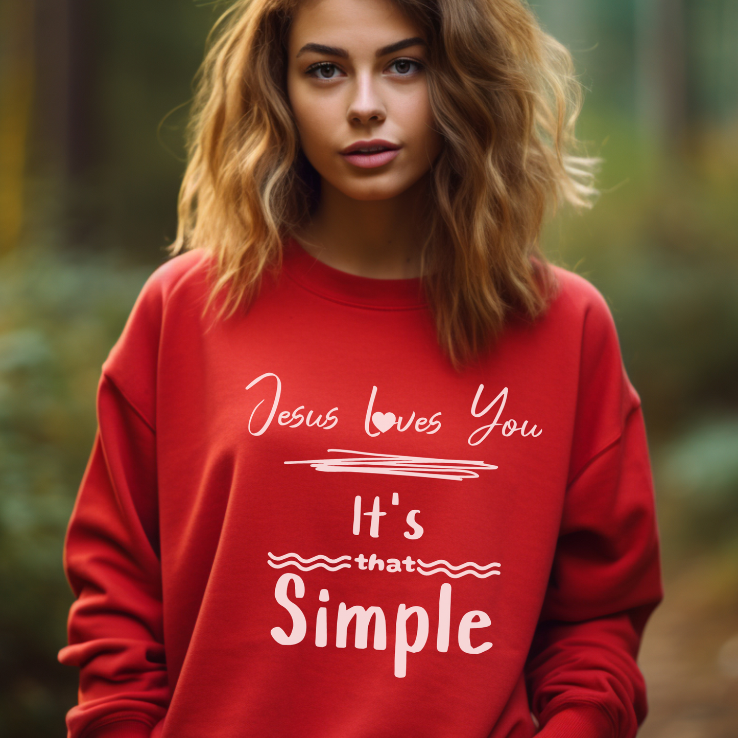 Jesus Loves™ Crewneck Sweatshirt