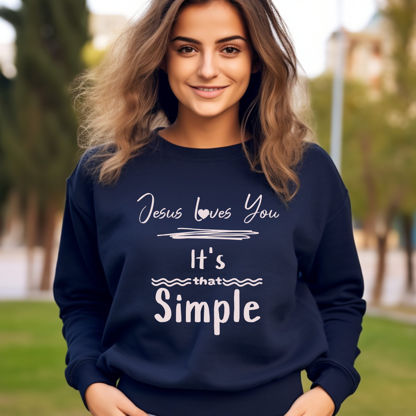 Jesus Loves™ Crewneck Sweatshirt