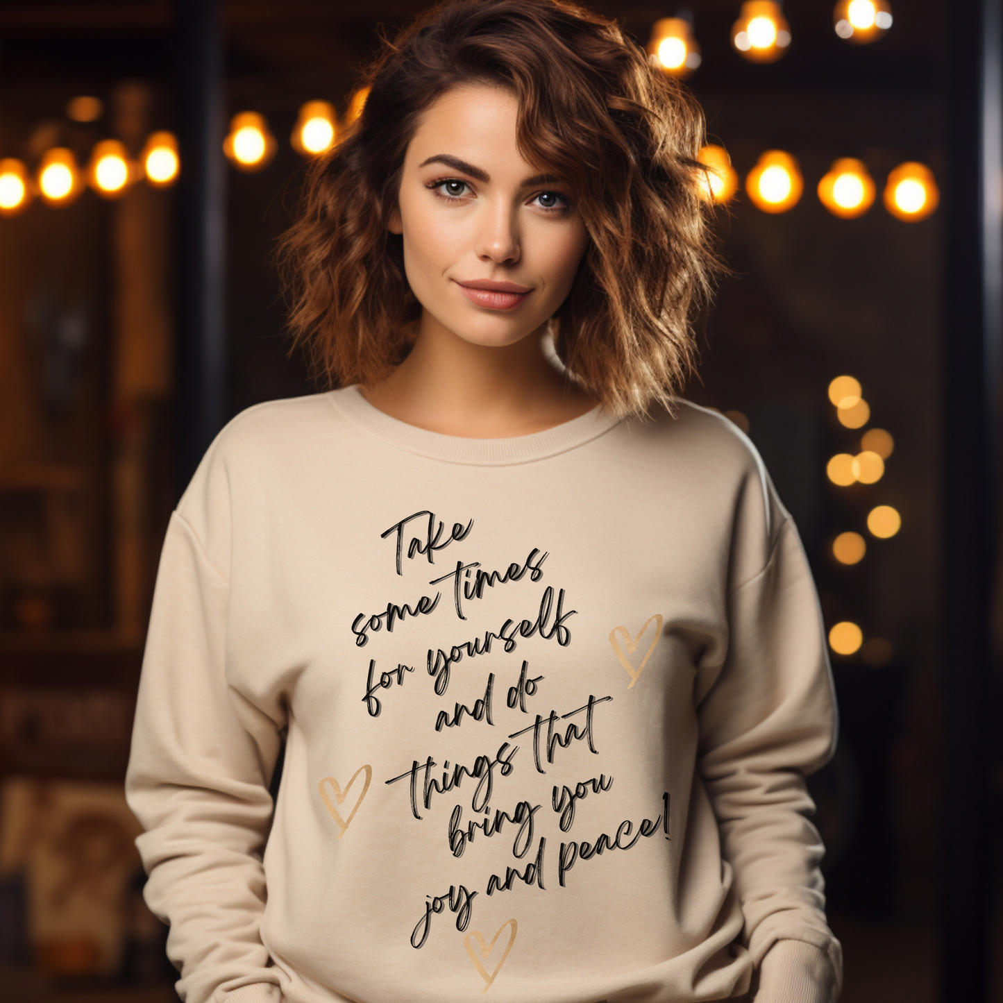 Me Time, Joy, Peace Unisex Sweatshirt