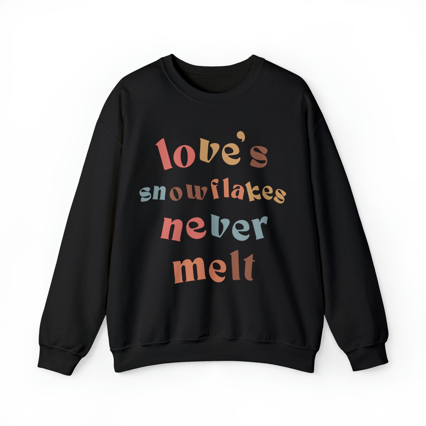 Love's Snowflakes Christmas Unisex Sweatshirt