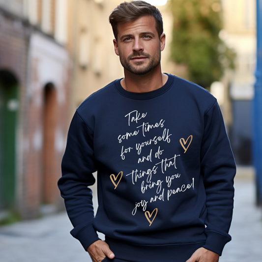 Me Time, Joy, Peace Unisex Sweatshirt