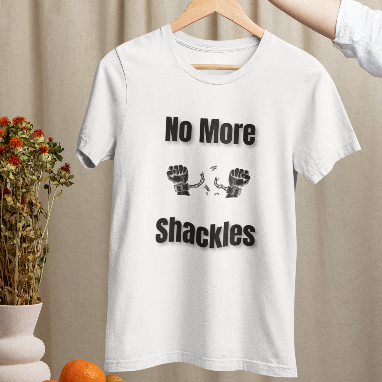 No More Shackles Unisex T- Shirt – Embrace Liberation!