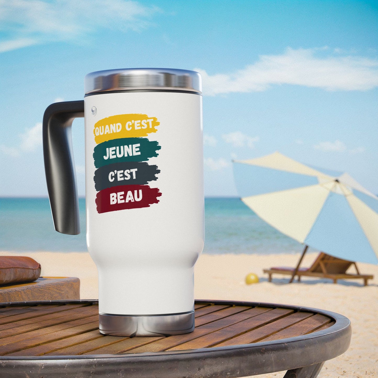 MIJES QCJCB Stainless Steel Travel Mug 14oz