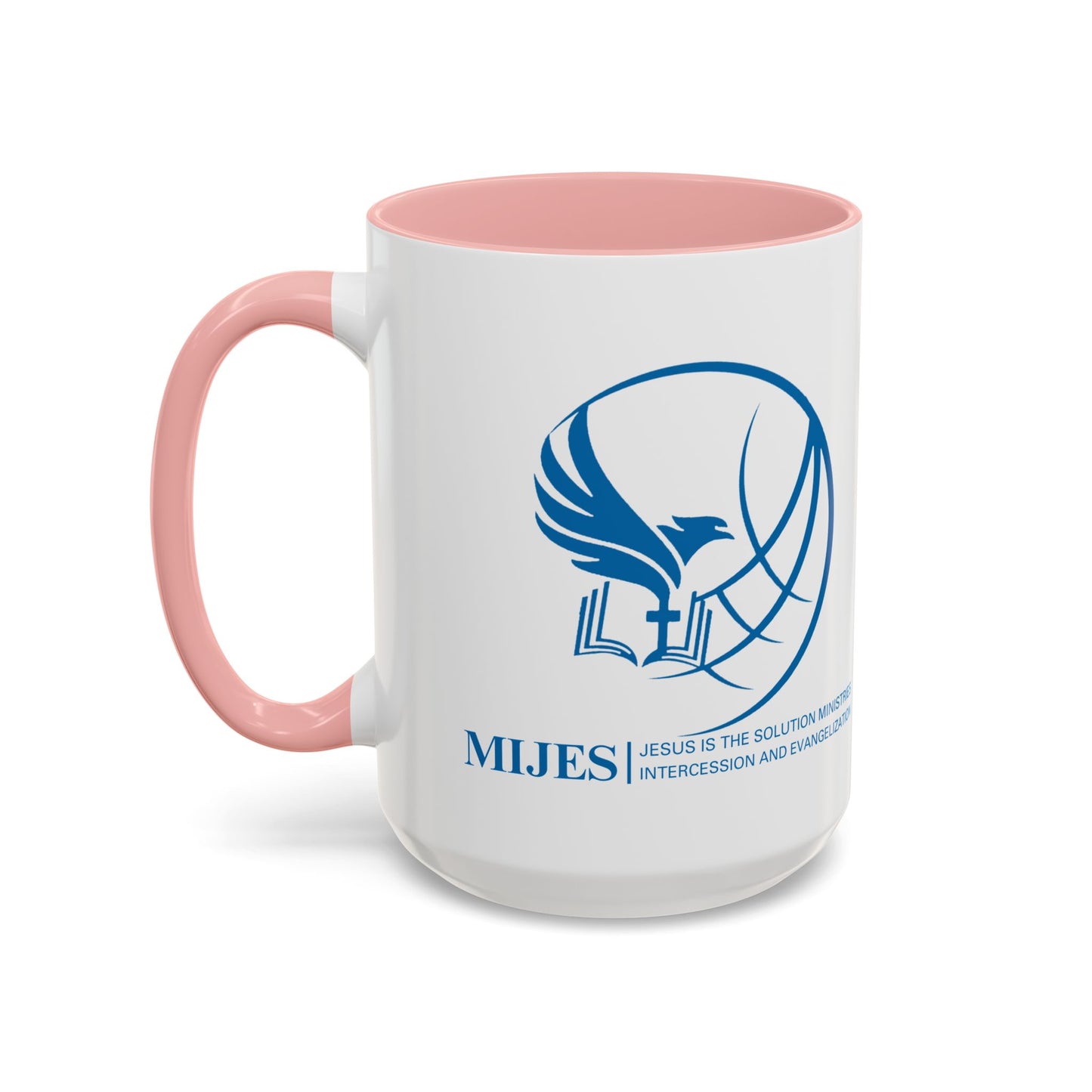 MIJES Accent Coffee Mug (11, 15oz) White Exterior