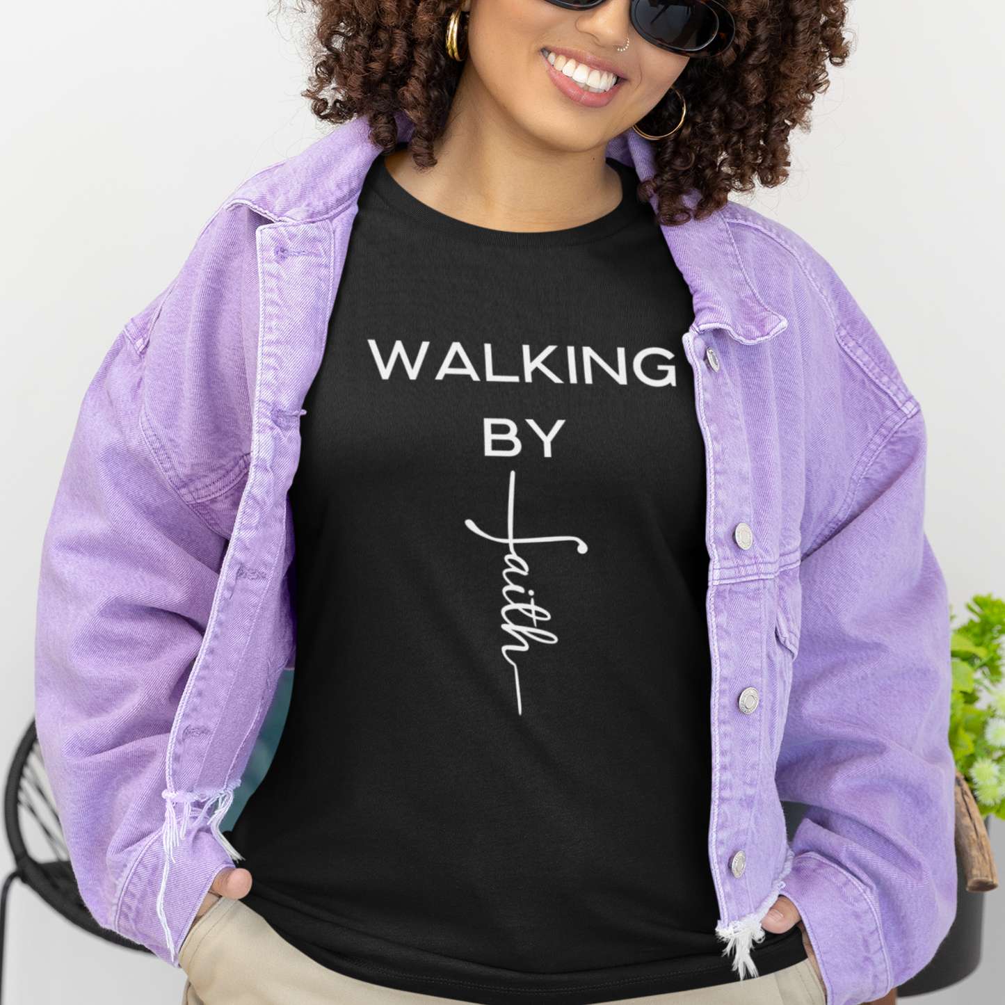 Walking By Faith Unisex T-Shirt